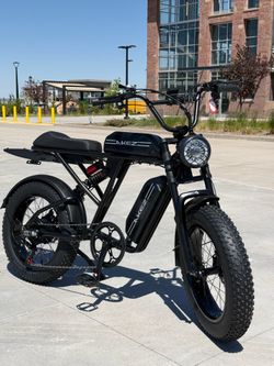 AKEZ S2 Fat Tire E-Bike | Dual Battery | 90-Mile Range | Super 73 Style