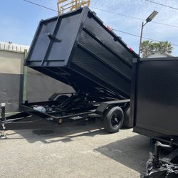 Scissor Lift Dump Trailer 