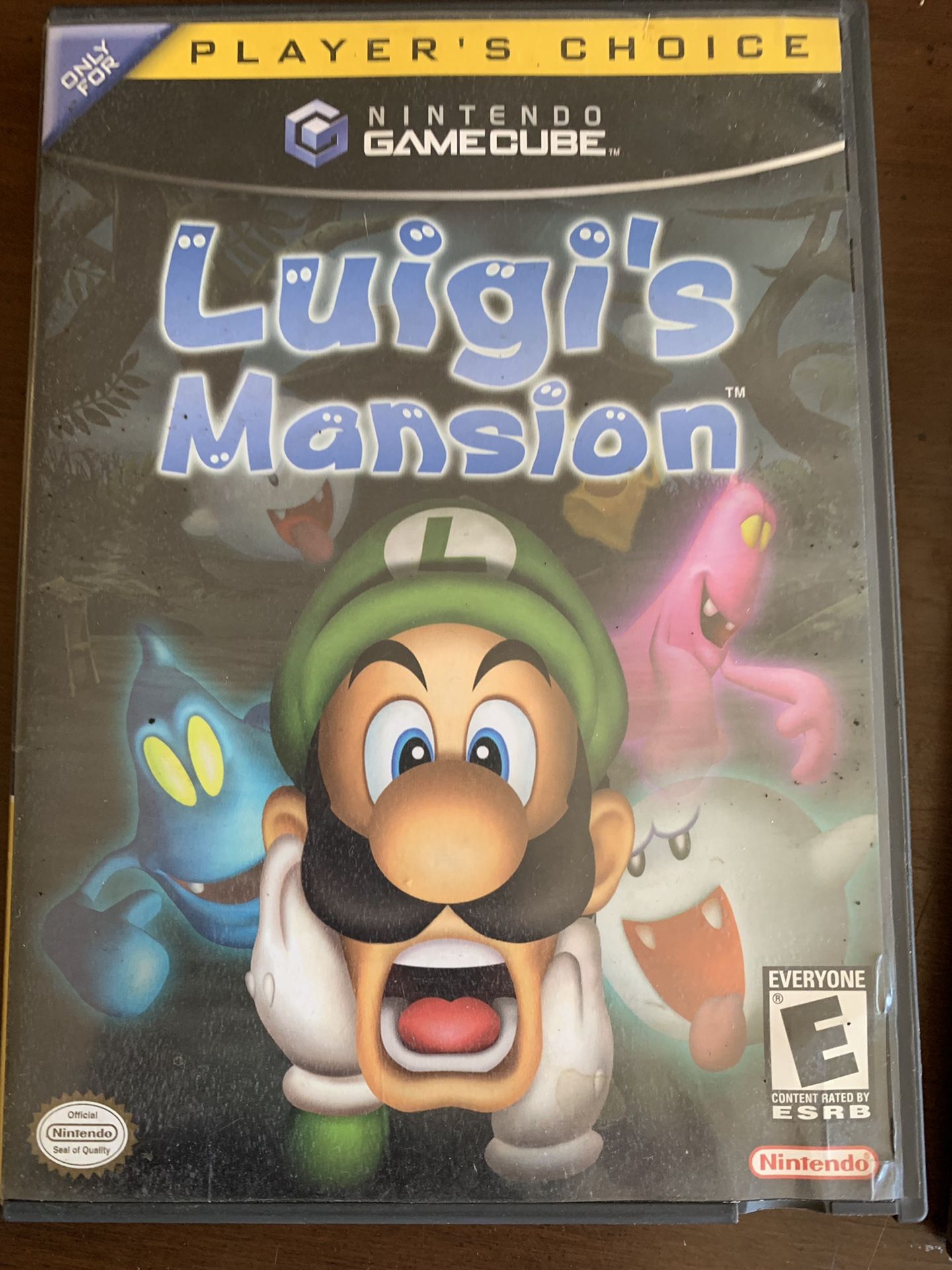 Luigi mansion game cube