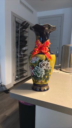 Chinese Porcelain Floral Vase