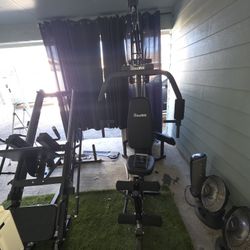 Hack Squat $600/  Multi Gym With Accessories For $300