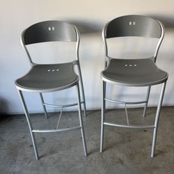 2 Modern Bar Stools – 30” Seat Height – Fair Condition – $75 for Both