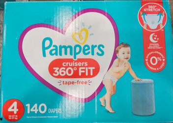 Pampers Cruisers 360 Fit Diapers Size 4, 140 Count $45