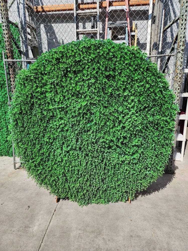 Round Green Backdrop 2 Piece