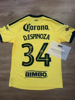 Club América D. Espinoza #34 Worn and Signed Match Jersey