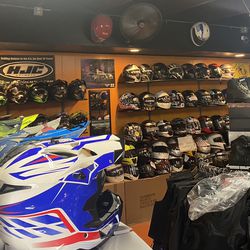 Motorcycle Helmets Jackets Gloves Goggles Jerseys & MORE $50+