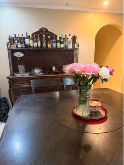 Counter Height Dining Table + 4 Chairs