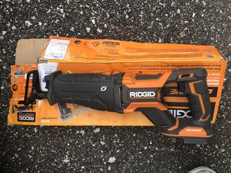 RIDGID 18-V OCTANE Lithium-Ion Cordless Brushless Reciprocating Saw (Tool-Only)