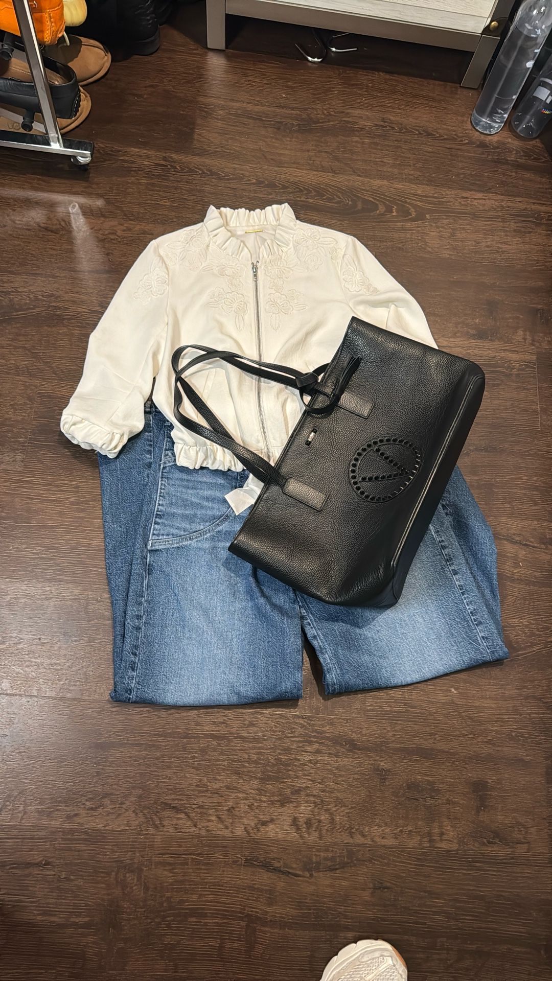 Mario VALENTINO LEATHER TOTE