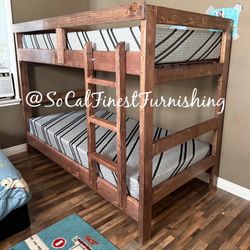 Twin Bunk Bed And Mattress 