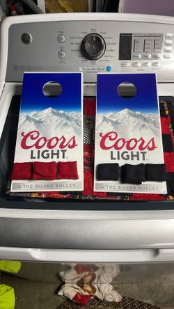 Mini Coors Light Cornhole Set
