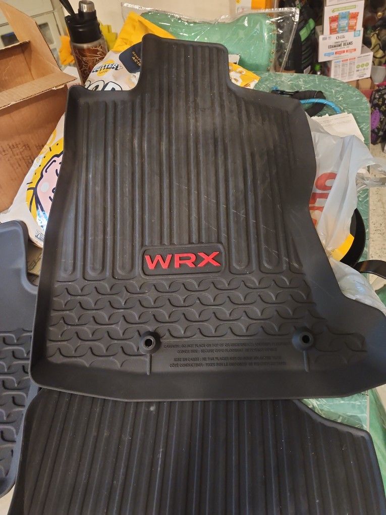 SUBARU. WRX RUBBER OEM MATS