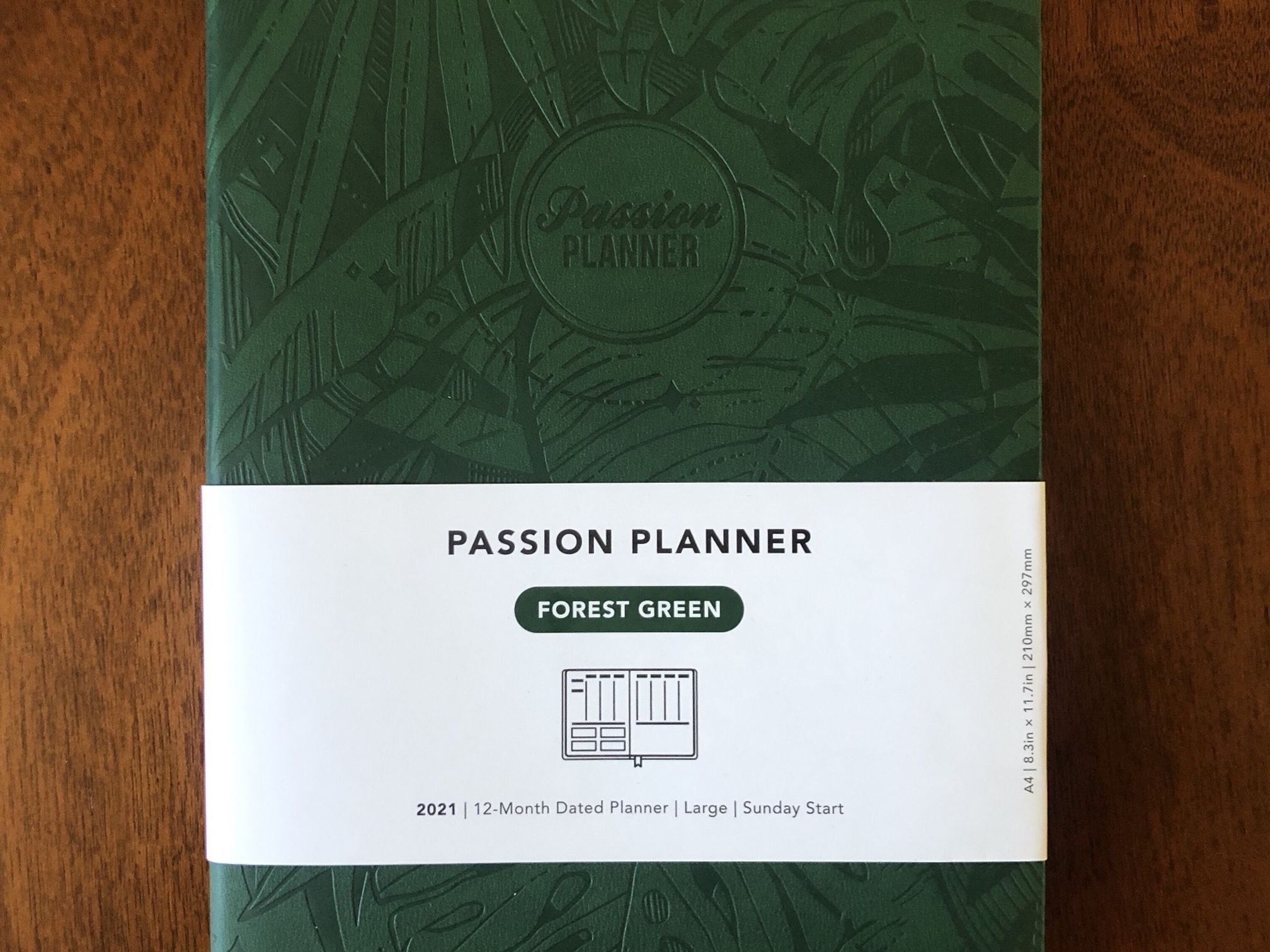 Brand New 2021 Passion Planner (12-month)