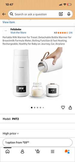 Baby bottle warmer