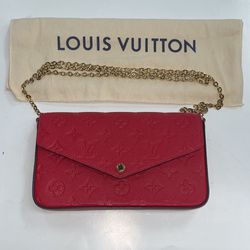 Louis Vuitton Pochette Felicie, With Dust Bag, Verified With Entrupy, In Great Condition 