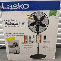 Lasko 20” Large Room Pedestal Fan