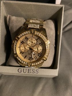 Guess Gold/diamond watch