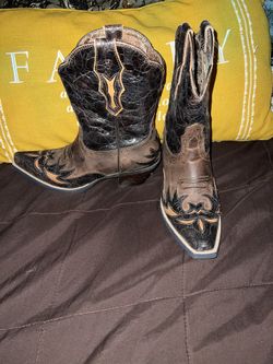 Ariat Mid Calf Leather Boots For Women Size 9