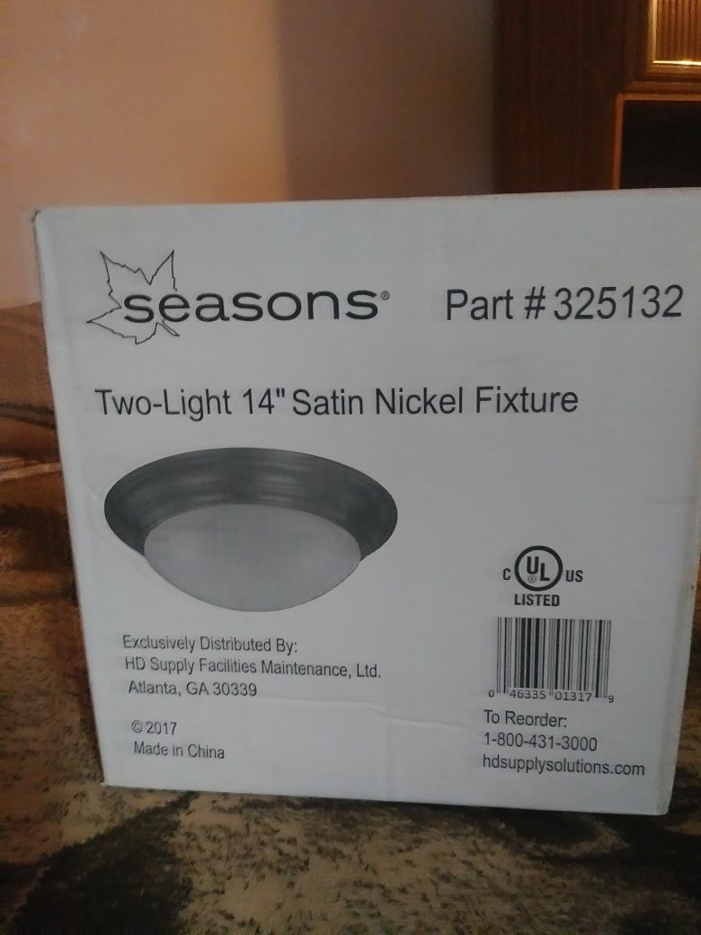 Light fixture (never opened) have 2