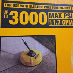 DEWALT 3000  PSI SURFACE CLEANER NEW