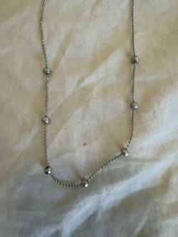 Adjustable Silver Necklace