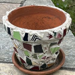 Handcrafted Mosaic Tile Planter