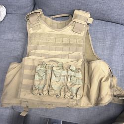 Plate carrier tan