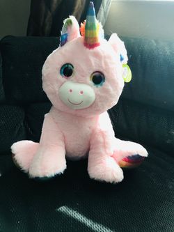 Pink Unicorn Plush Stuffed Animal
