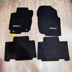 2013- 2018 Toyota RAV4 Floor Mats Black carpet PT206