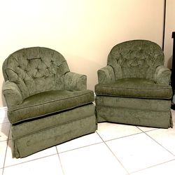Sage Green Swivel Couches