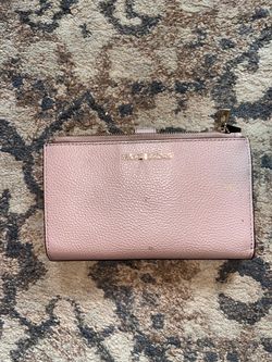 Michael Kors Pink Leather Zip Wallet