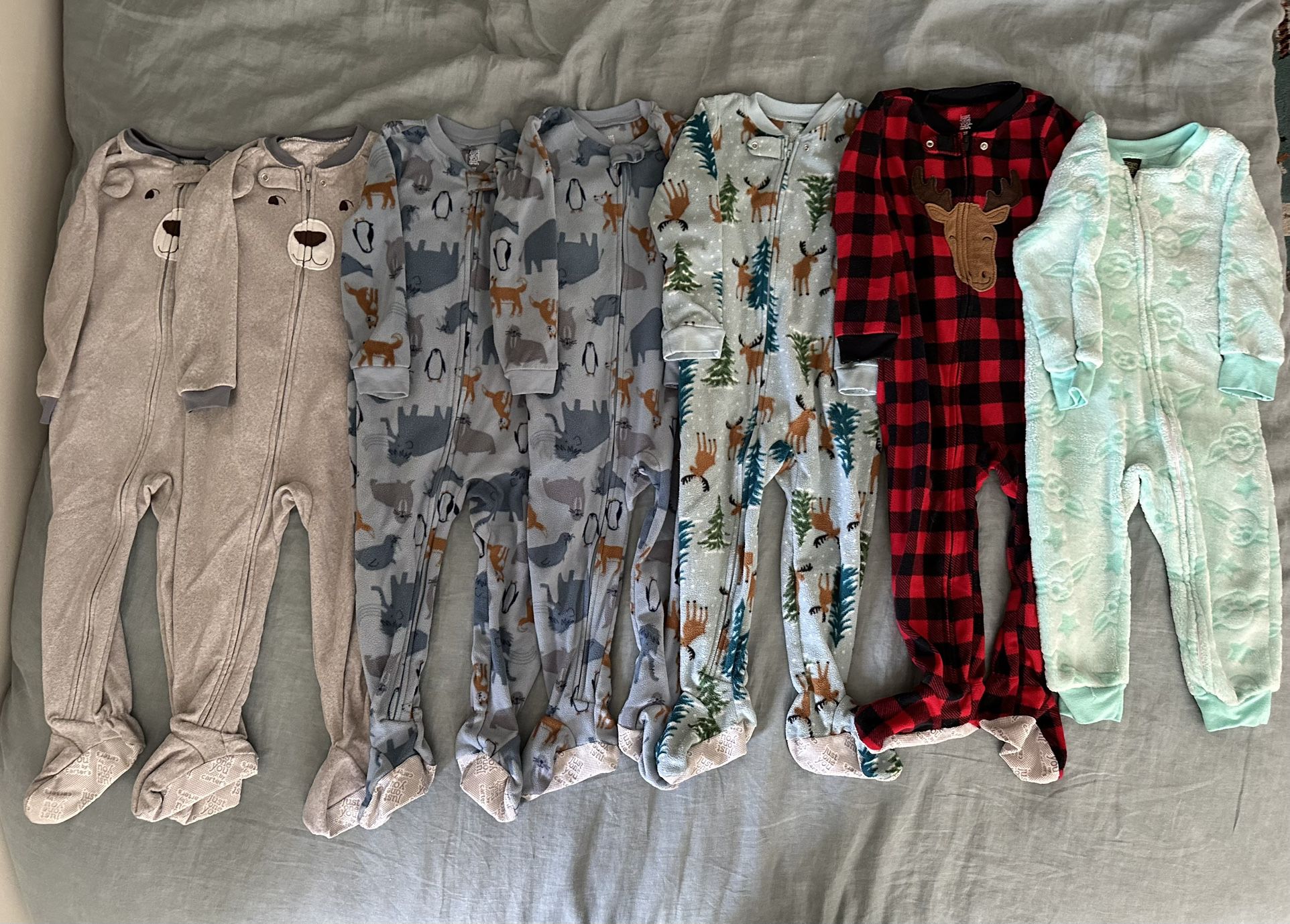 Toddler Fleece Pajamas (Size 3T)