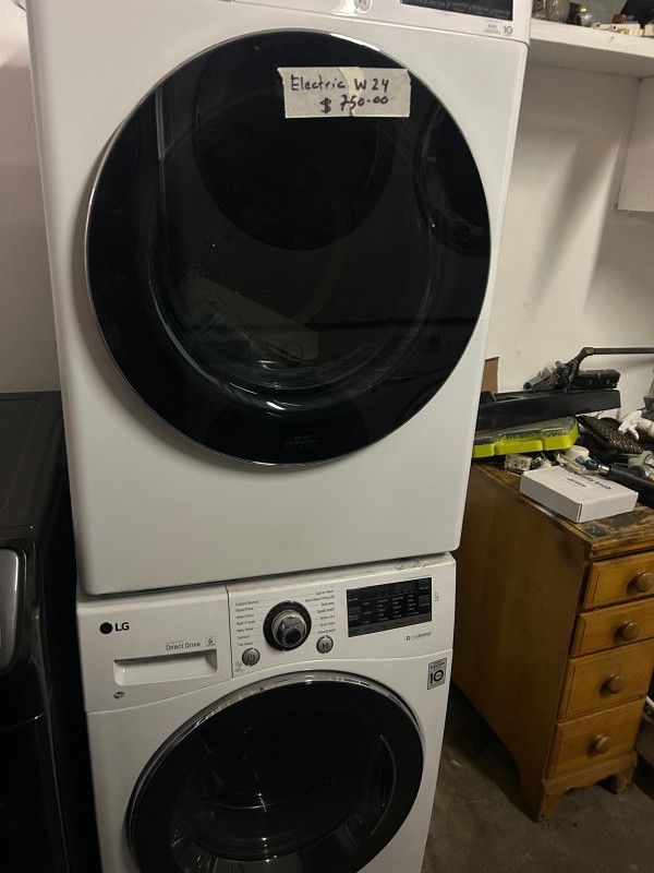 LG Washer And Electric Dryer (24 Inch)