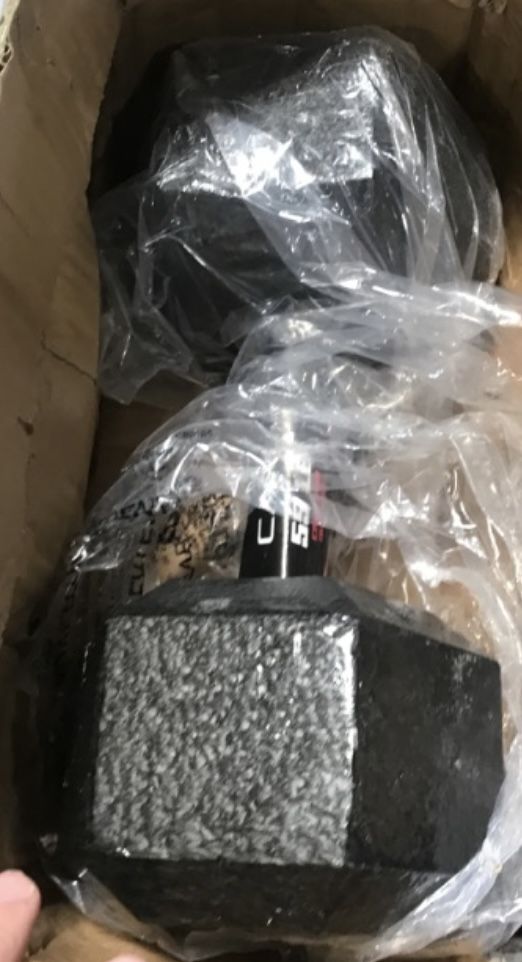55 Pound SINGLE Dumbbell- New