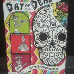 Day Of The Dead Advance Coloring Book (New)