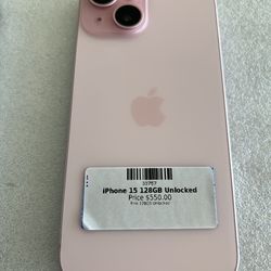iPhone 15 128GB Unlocked