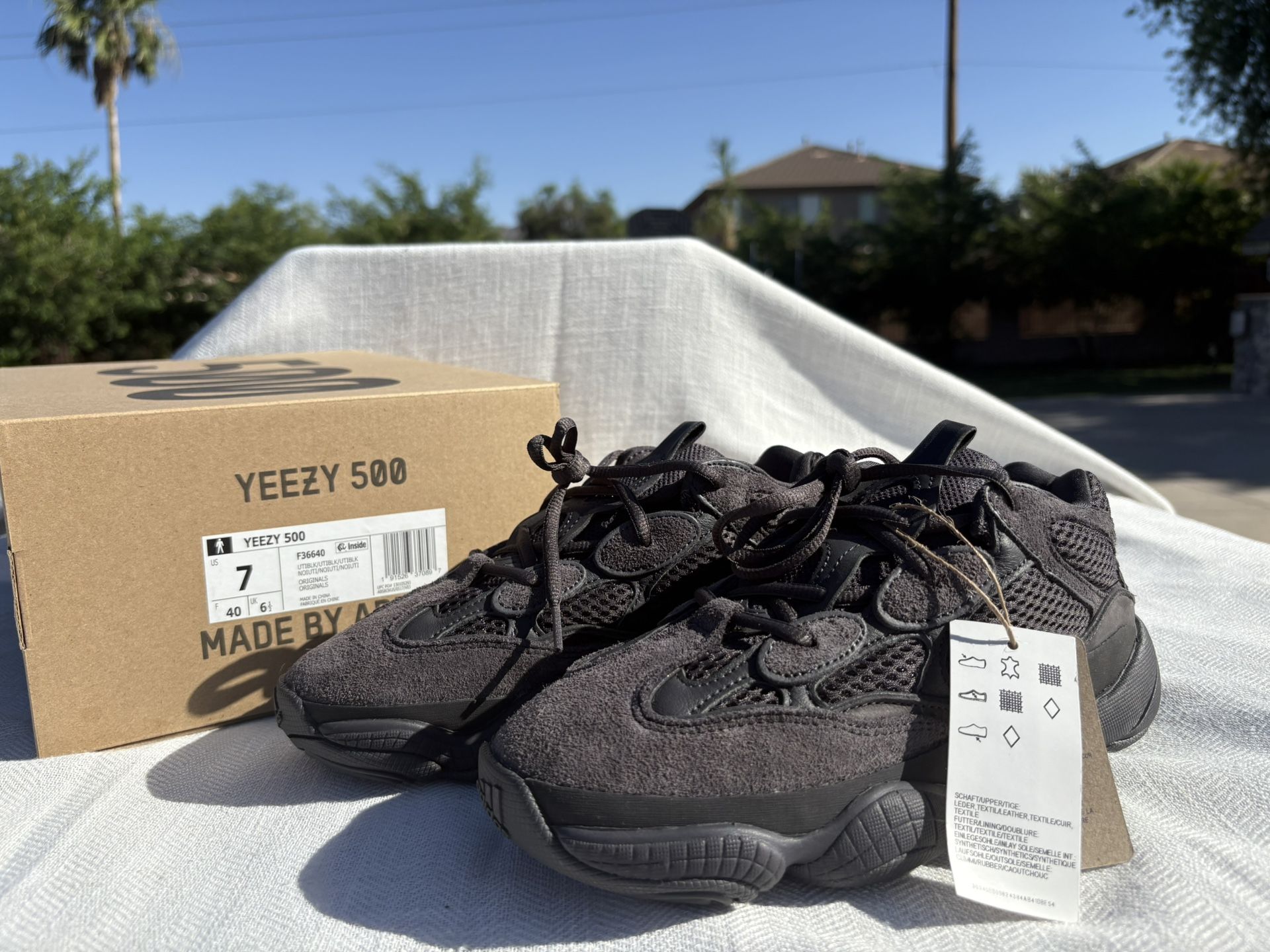 Yeezy 500 Utility Black Size 7(UK6.5)