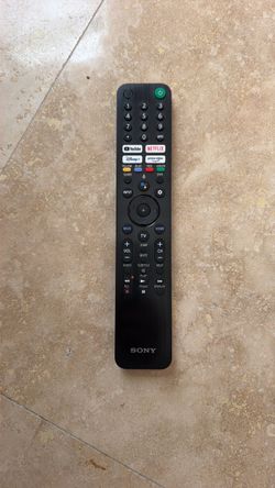 Sony tv remote control
