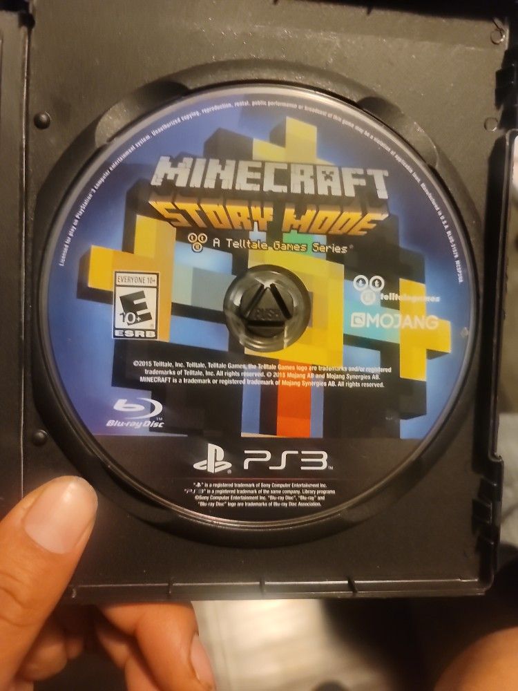 Minecraft: Story Mode (Sony PlayStation 3, 2015) PS3 Disc Only