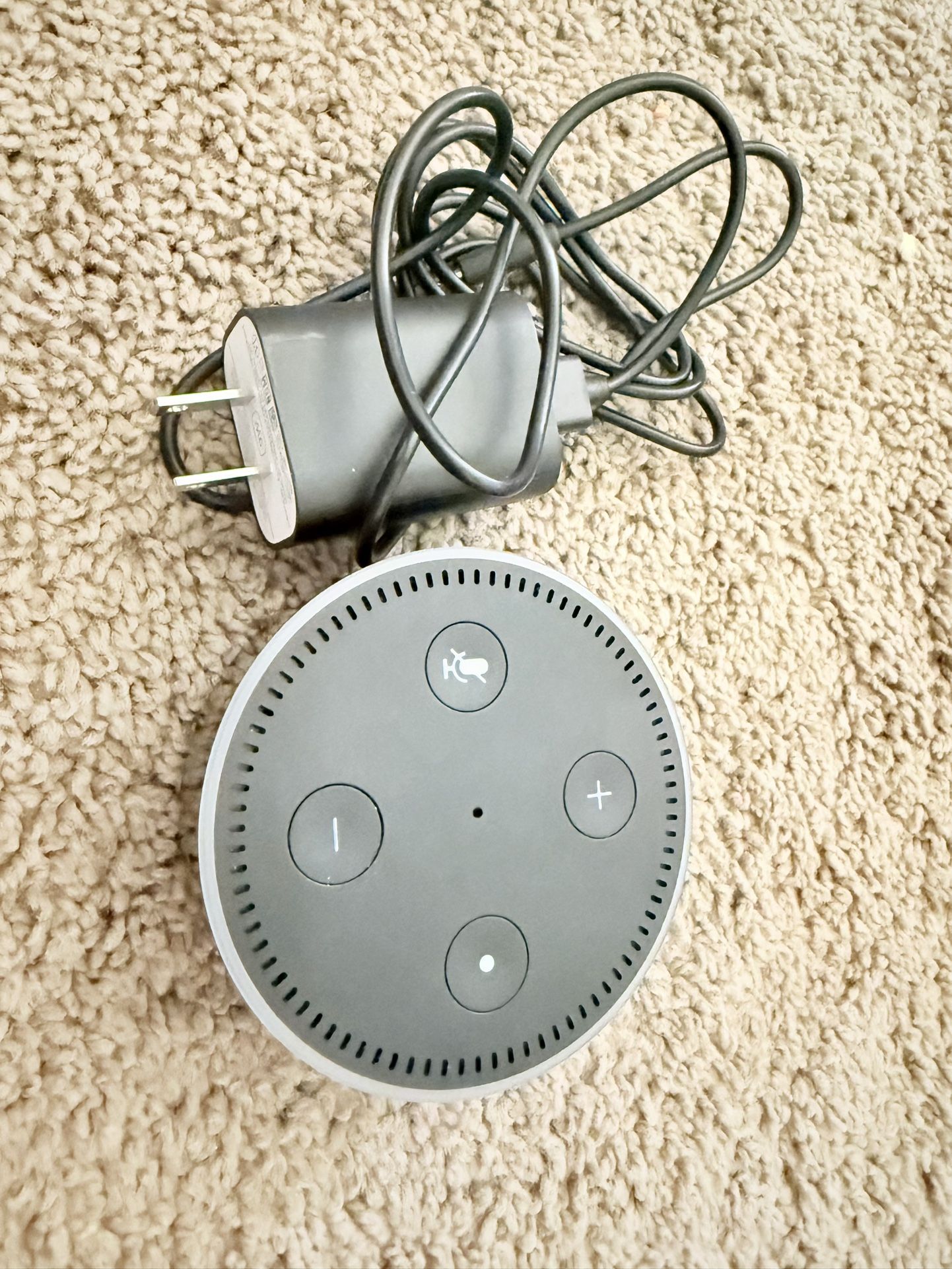 Amazon Alexa Echo Dot With Power Adapter / Smart Speaker