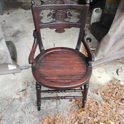 Antique  Slatted Chair