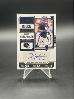 2023 Panini Contenders - Rookie Ticket Xavier Hutchinson #149 (AU, RC)