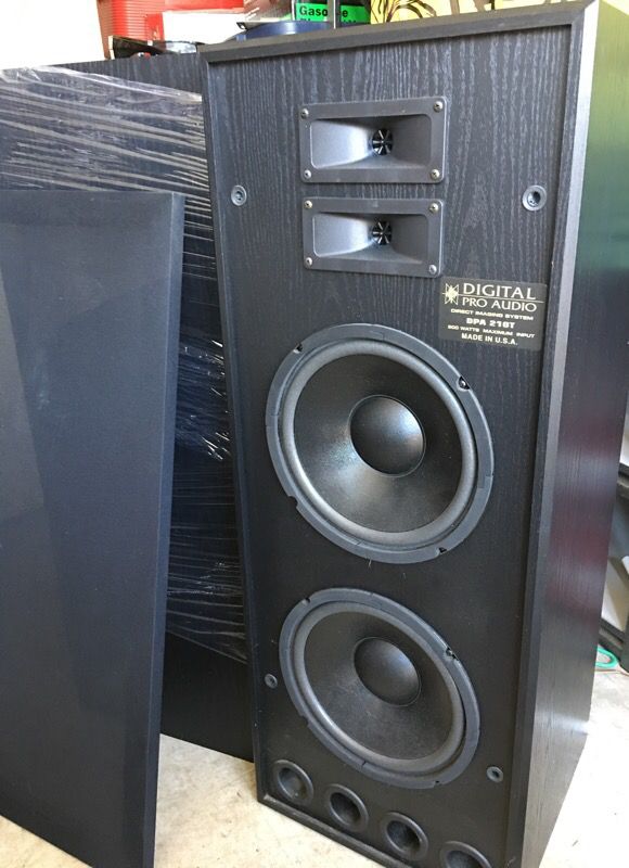 Digital Pro Audio home speakers $45 need gone today, tomorrow in the dumpster!