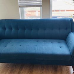 Blue modern classic chair lounge seat