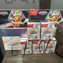 Pokemon Prismatic Evolutions Bundles/SPC/surprise Boxes