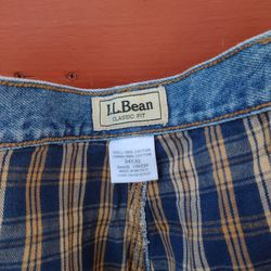 LL Bean jeans with lining ,  used few times 36x 32