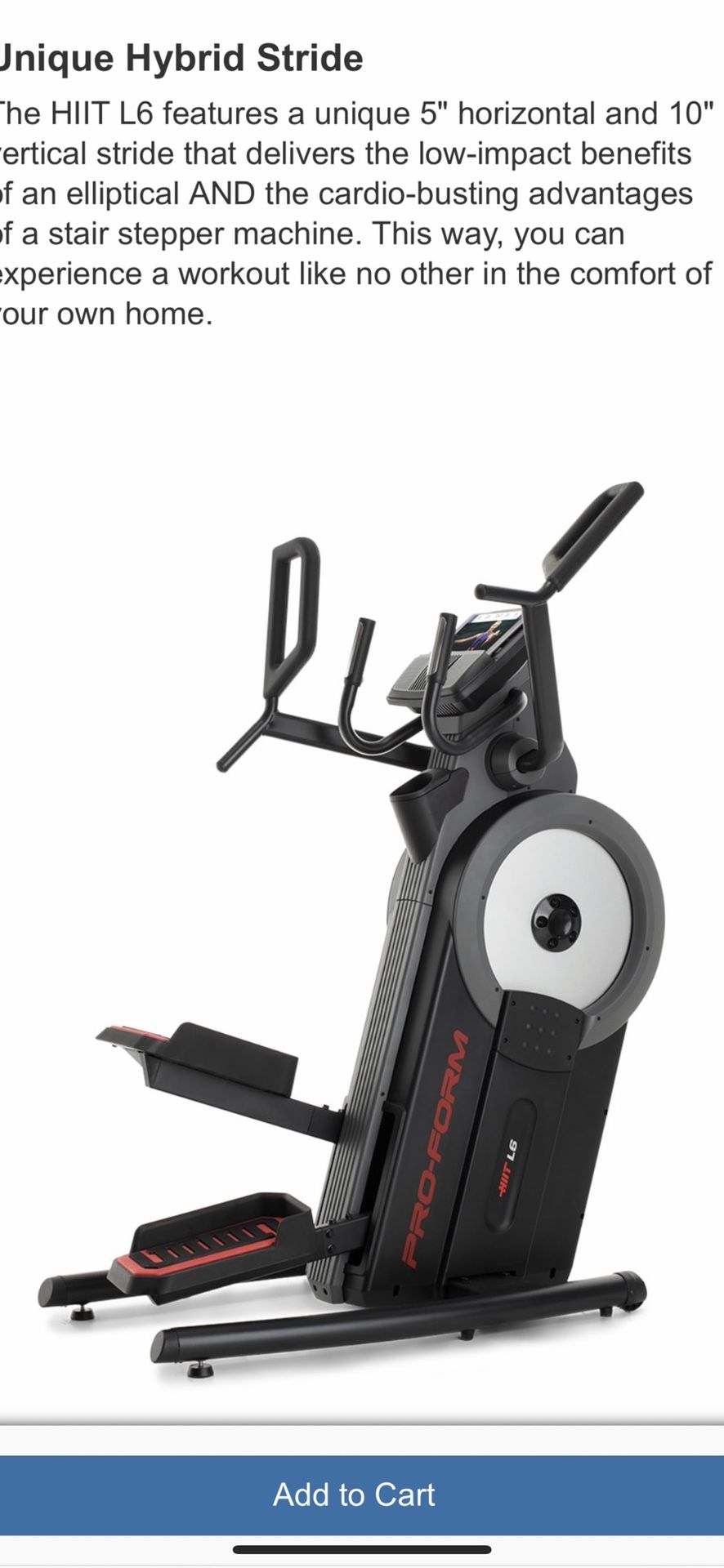 ProForm Cardio HIIT Trainer