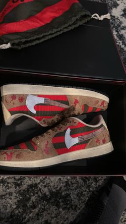 COLD SINS Nightmares Freddy vs Jason Men's Low Top Lace size 11.5