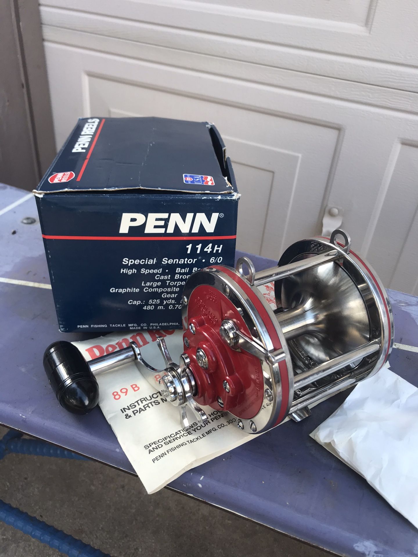 Penn 114H Special Senator 6/0 — large fishing reel