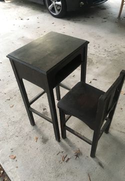 Small table and chair